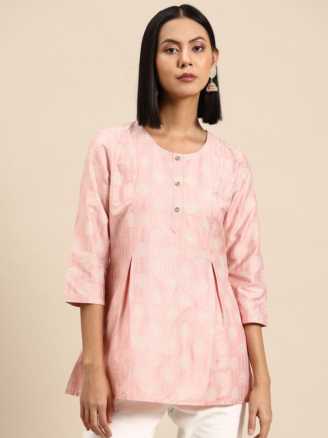 all-about-you-foil-printed-kurti