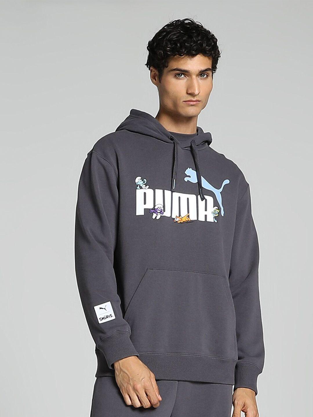 puma-the-smurfs-logo-printed-detail-hooded-pullover-sweatshirt