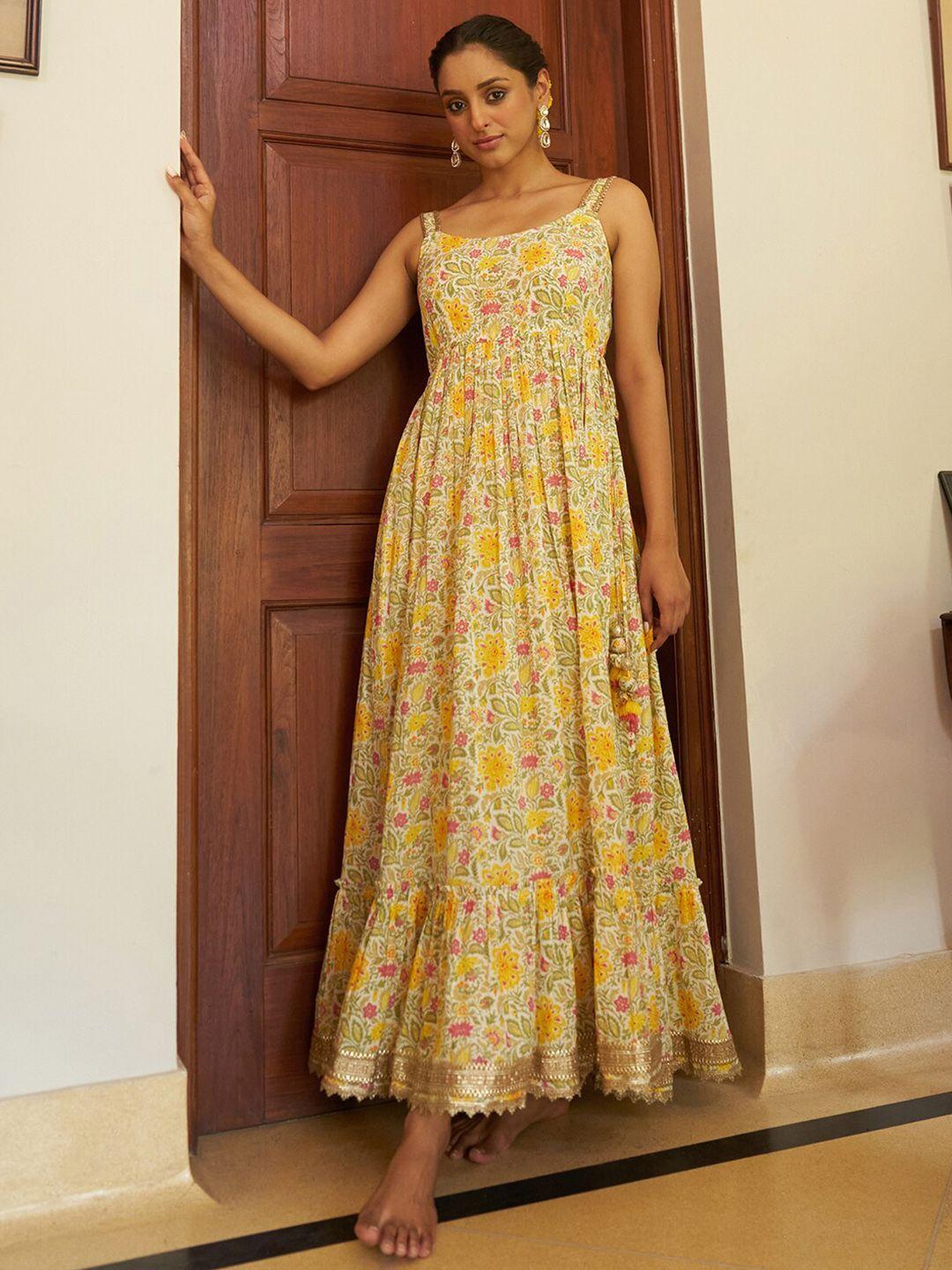 janasya-multicoloured-floral-print-maxi-dress
