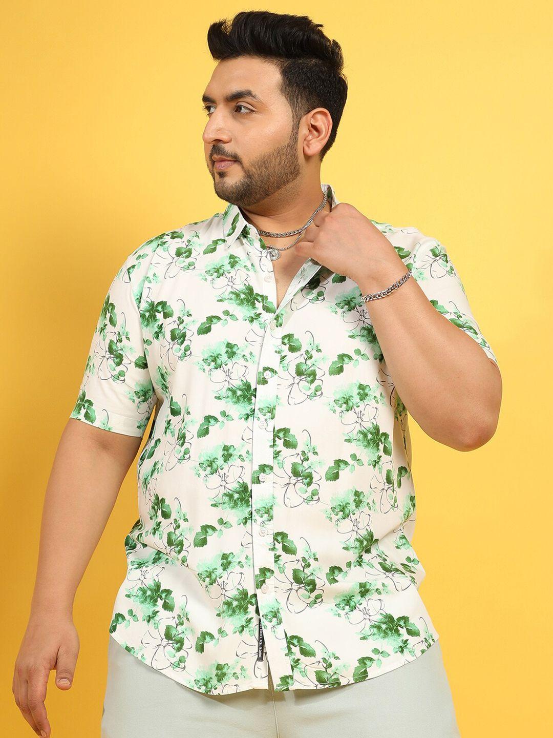 instafab-plus-plus-size-classic-floral-printed-casual-shirt
