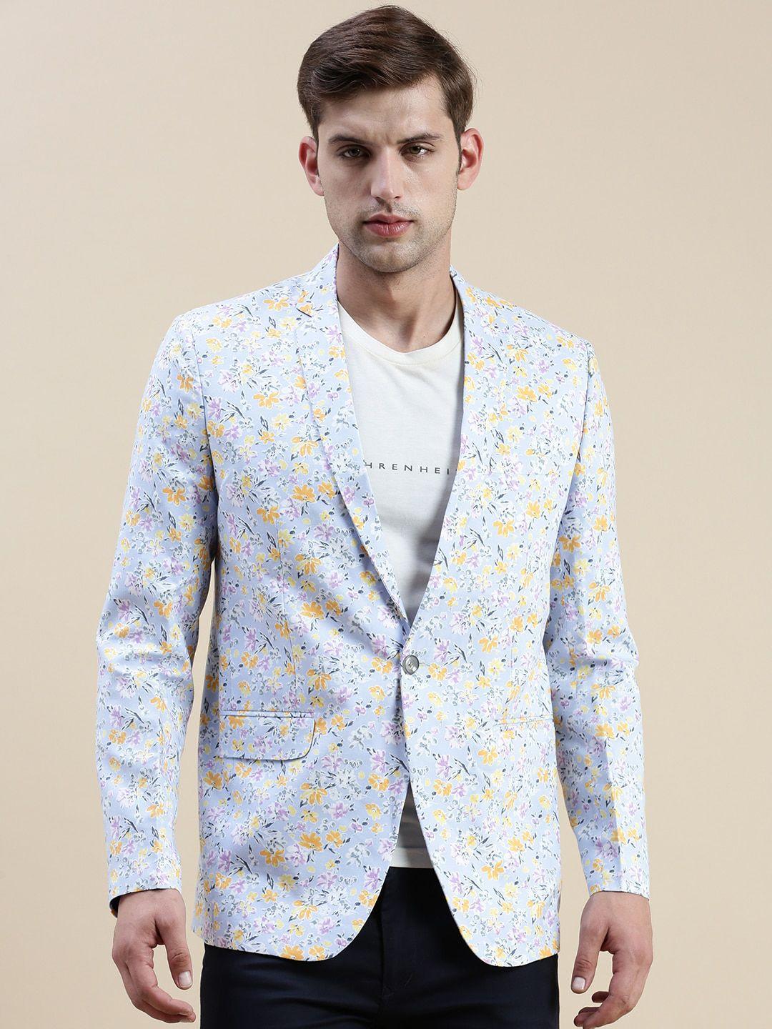 showoff-floral-printed-single-breasted-casual-blazers