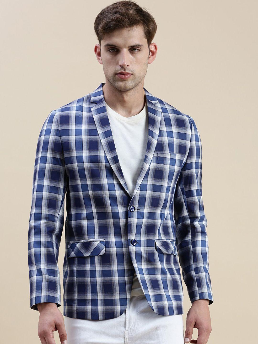 showoff-checked-slim-fit-single-breasted-blazer