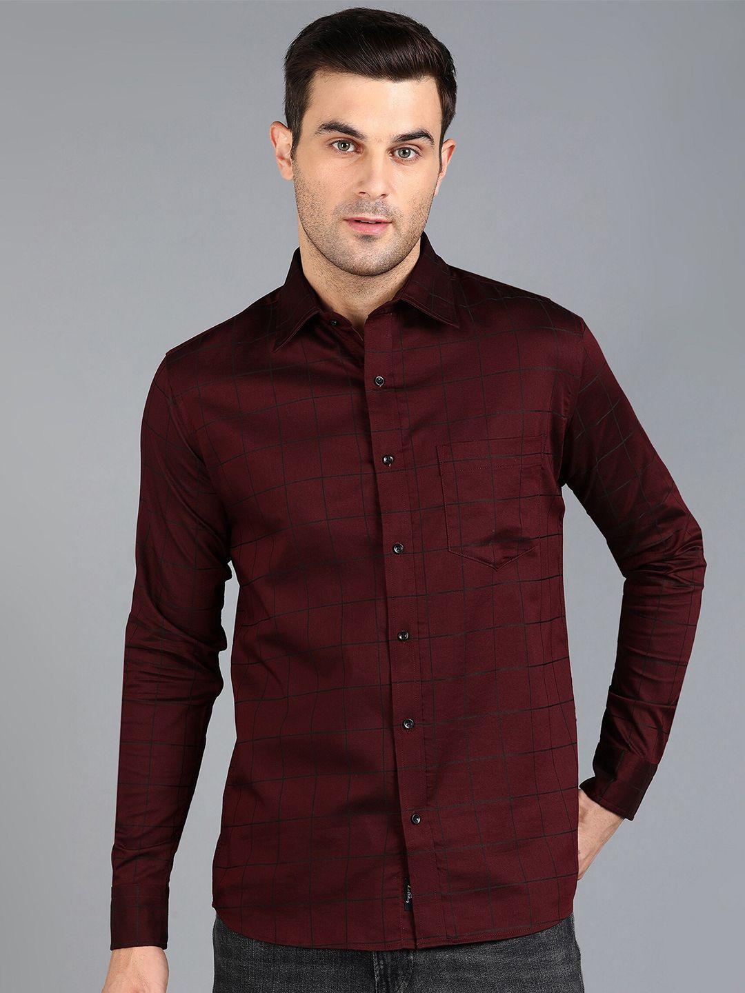 znx-clothing-men-red-premium-slim-fit-opaque-formal-shirt
