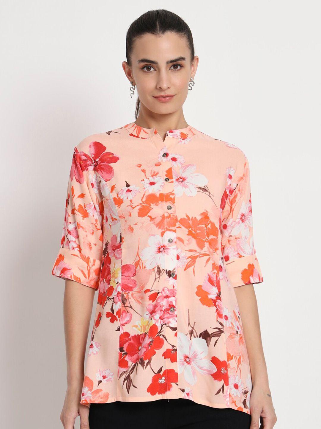 kannan-floral-printed-mandarin-collar-shirt-style-top