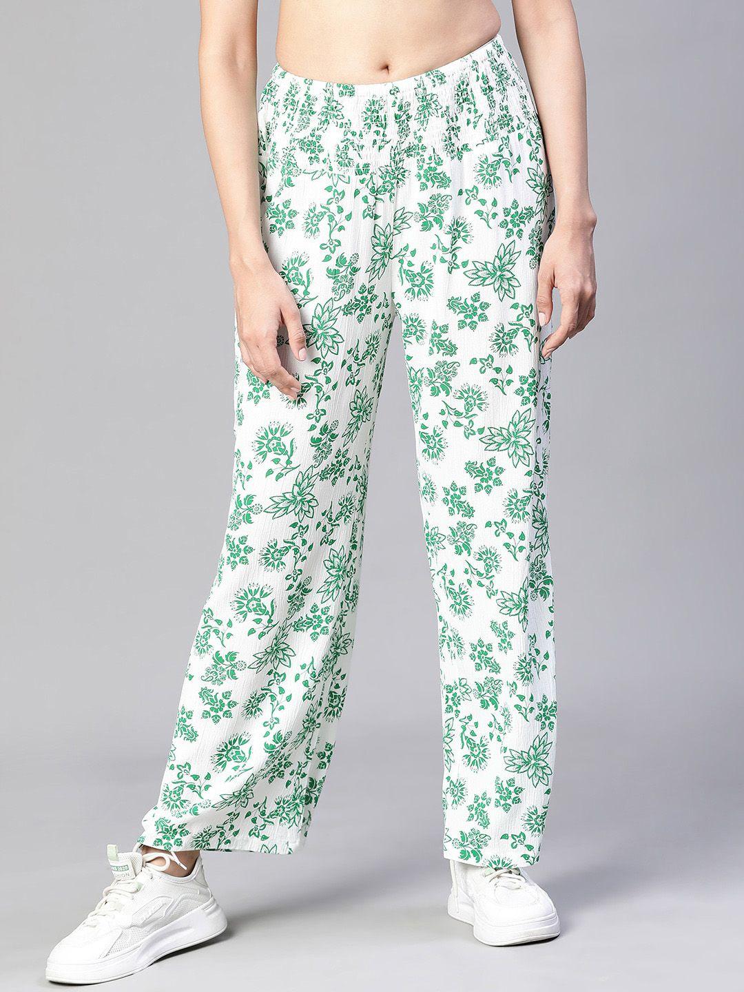 oxolloxo-women-floral-printed-relaxed-loose-fit-easy-wash-trousers