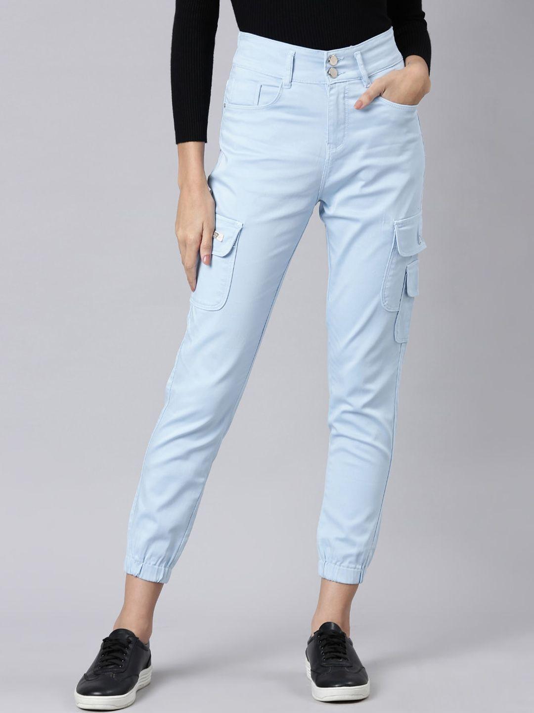 showoff-women-high-rise-stretchable-cropped-jogger-jeans
