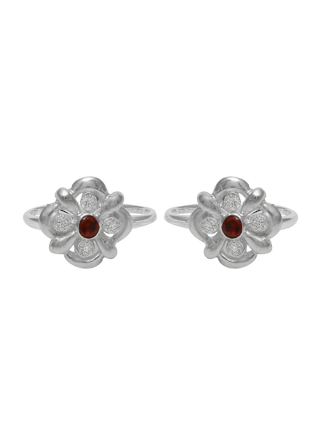 abhooshan-set-of-2-92.5-sterling-silver-cz-studded-adjustable-toe-rings