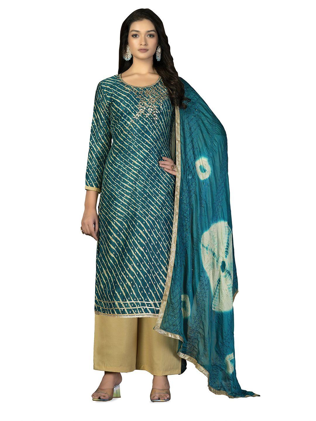 manvaa-leheriya-striped-printed-gotta-patti-unstitched-dress-material