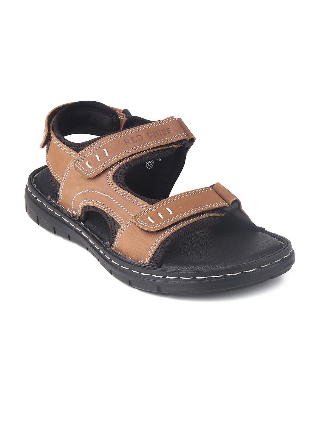 red-chief-men-textured-leather-comfort-sandals
