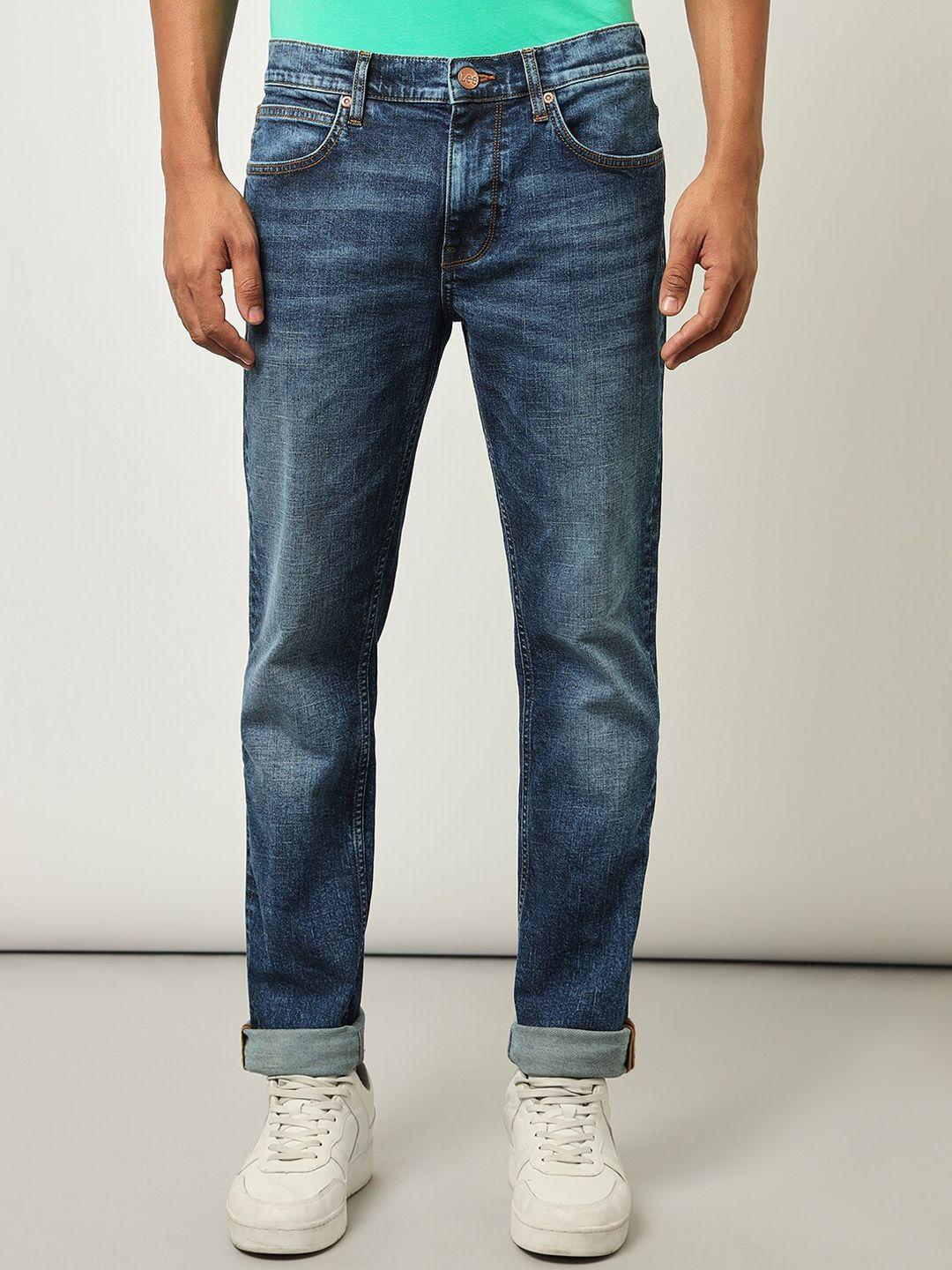lee-men-slim-fit-mid-rise-clean-look-light-fade-stretchable-jeans