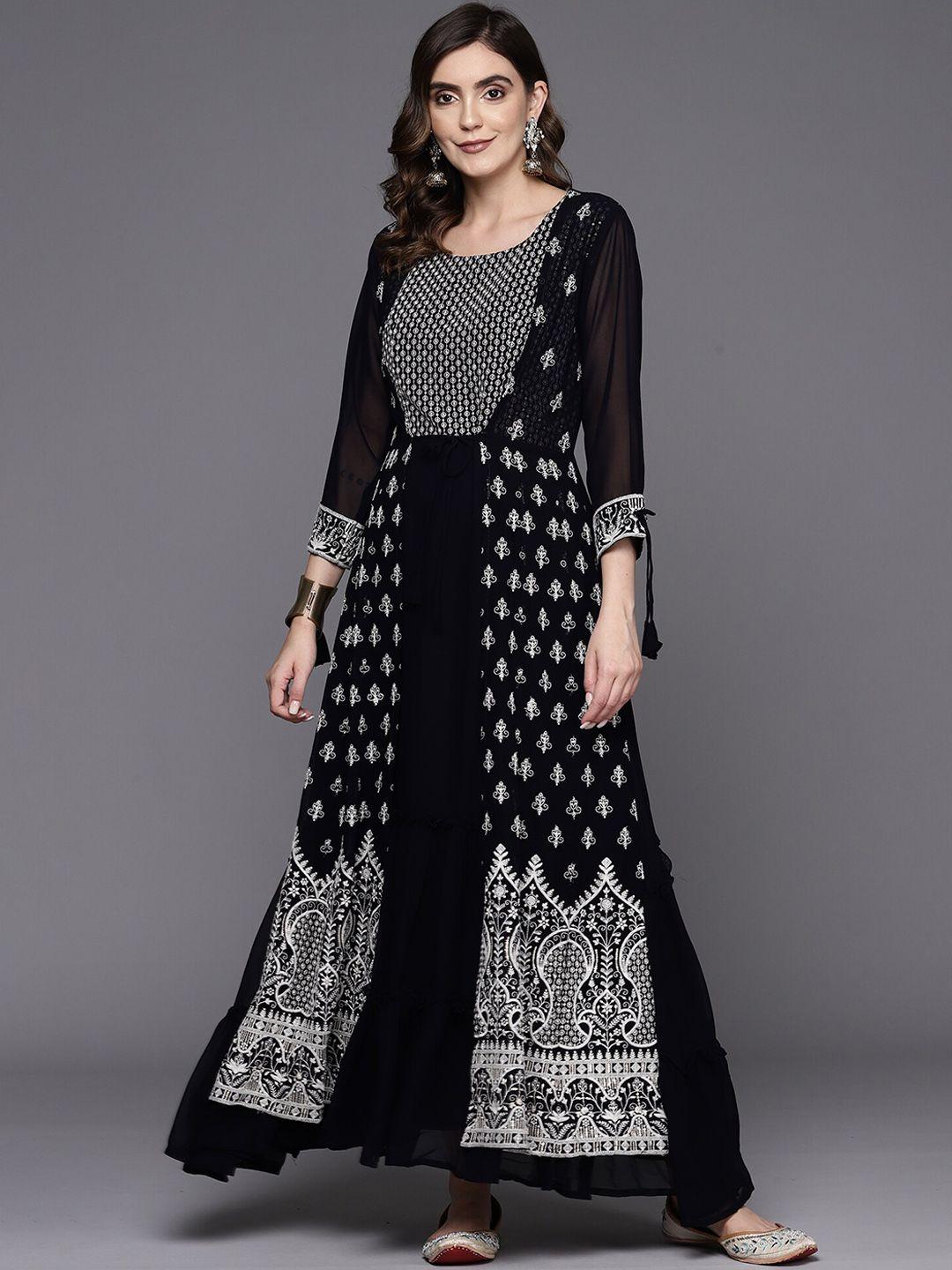 indo-era-ethnic-motifs-embroidered-georgette-a-line-ethnic-dress