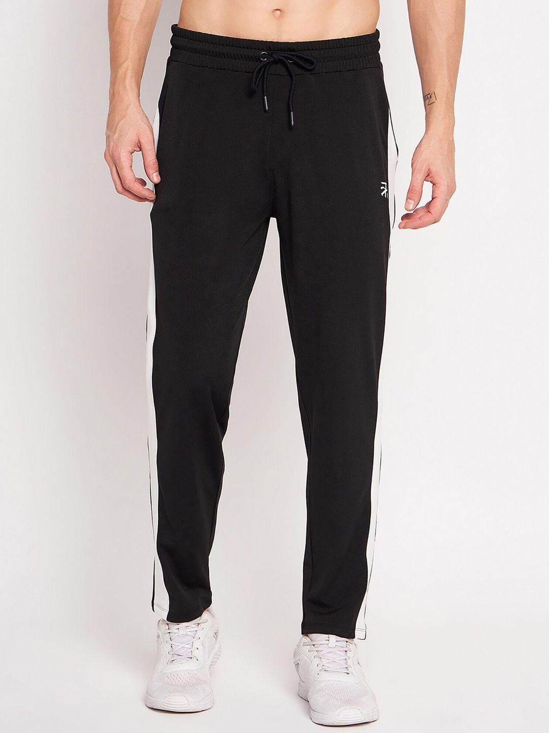 edrio-men-straight-fit-mid-rise-pure-cotton-track-pants