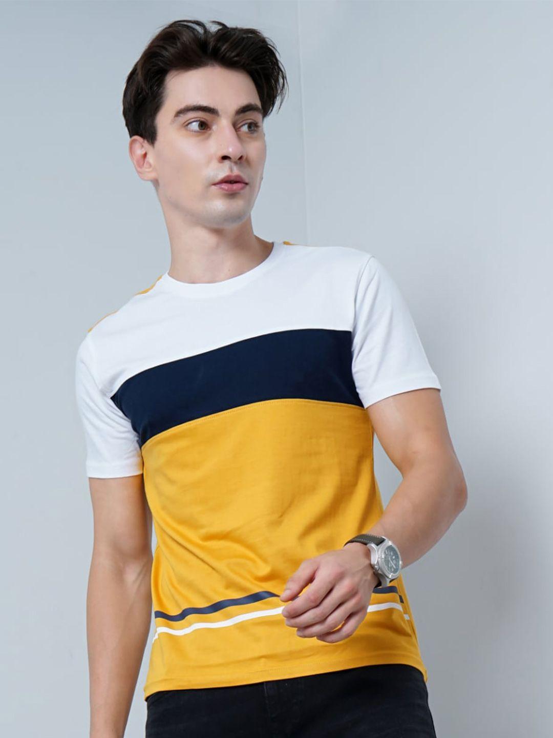 paul-street-men-yellow-striped-bio-finish-pockets-slim-fit-t-shirt