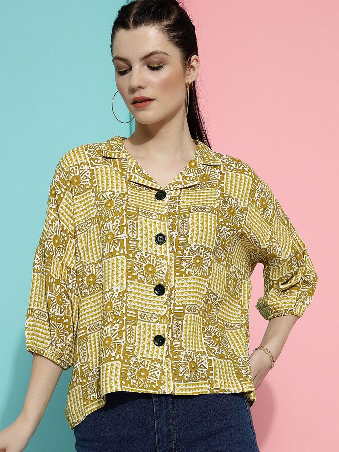 clemira-ethnic-motifs-printed-cuban-collar-regular-shirt-style-top