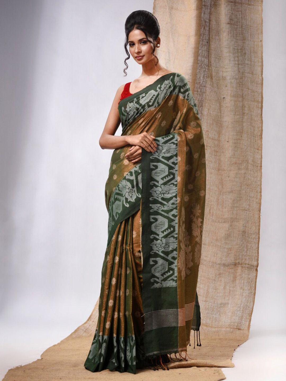charukriti-ethnic-motifs-woven-design-zari-tissue-saree
