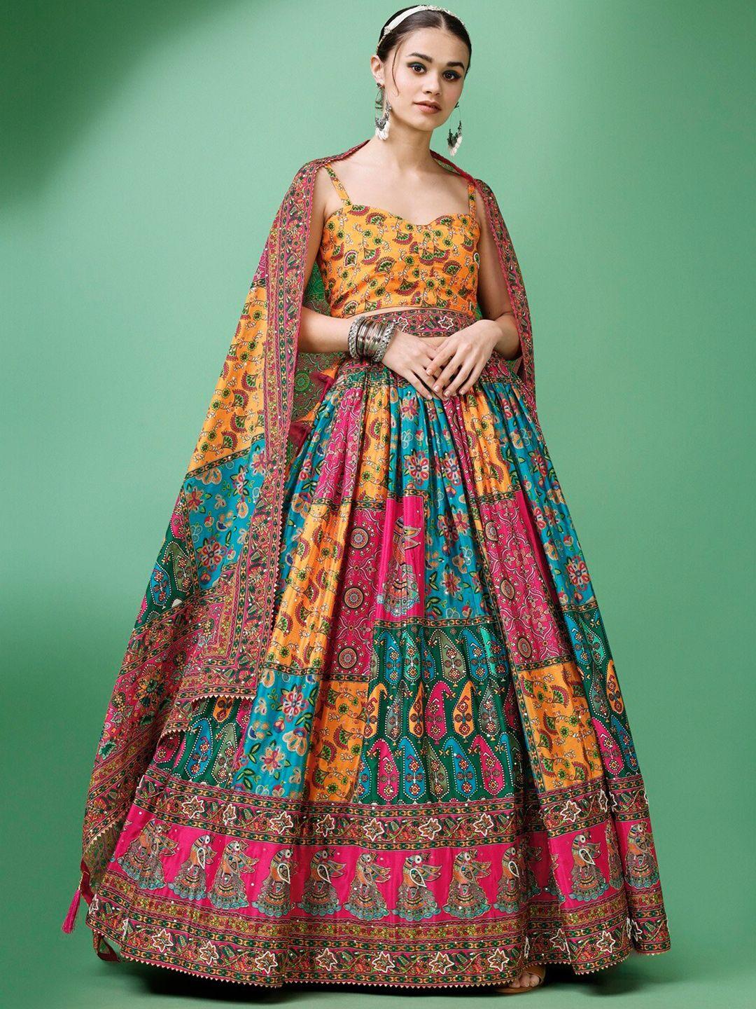 purvaja-ethnic-motifs-printed-silk-semi-stitched-lehenga-&-unstitched-blouse-with-dupatta