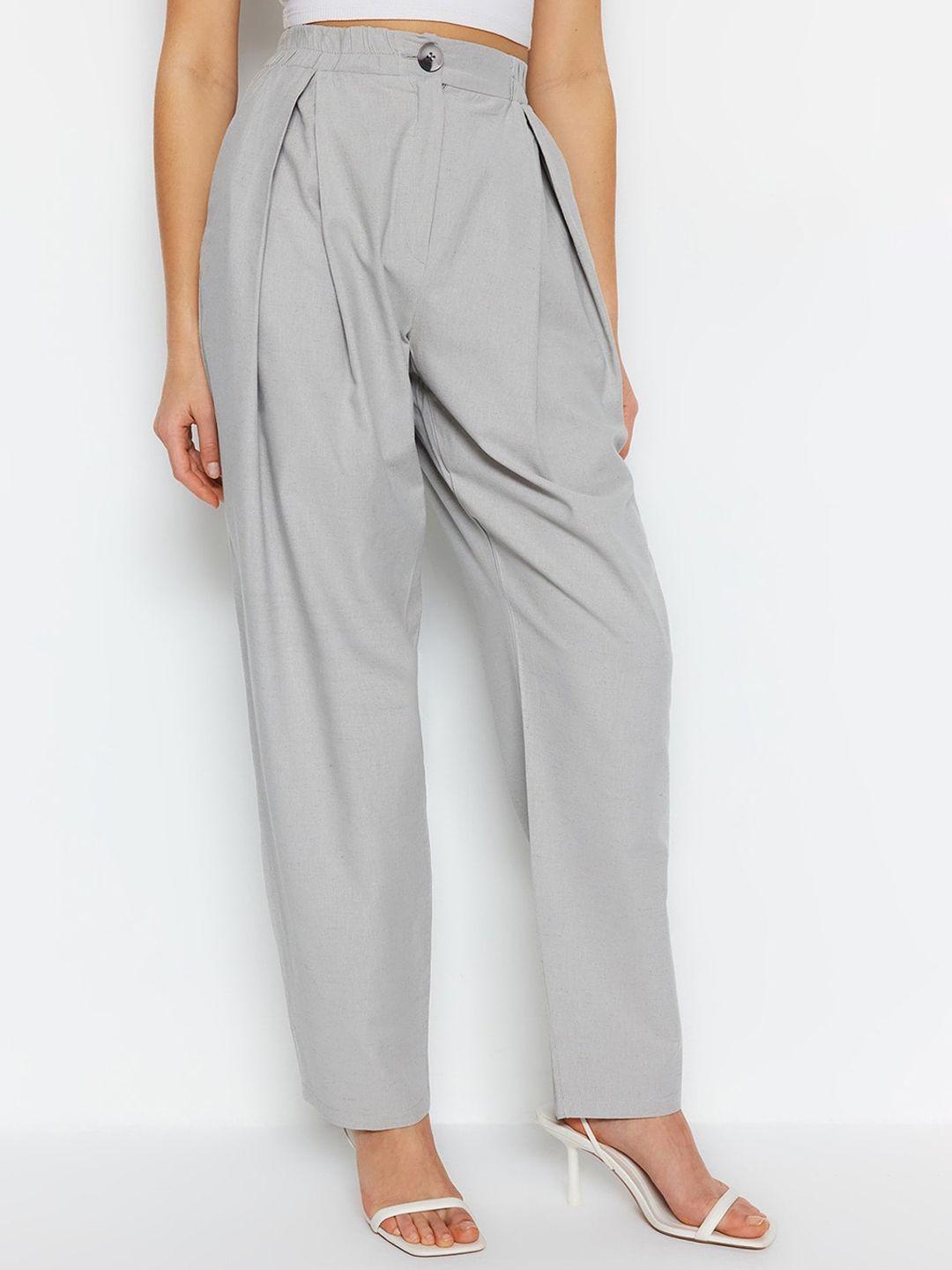 trendyol-women-regular-fit-parallel-trousers