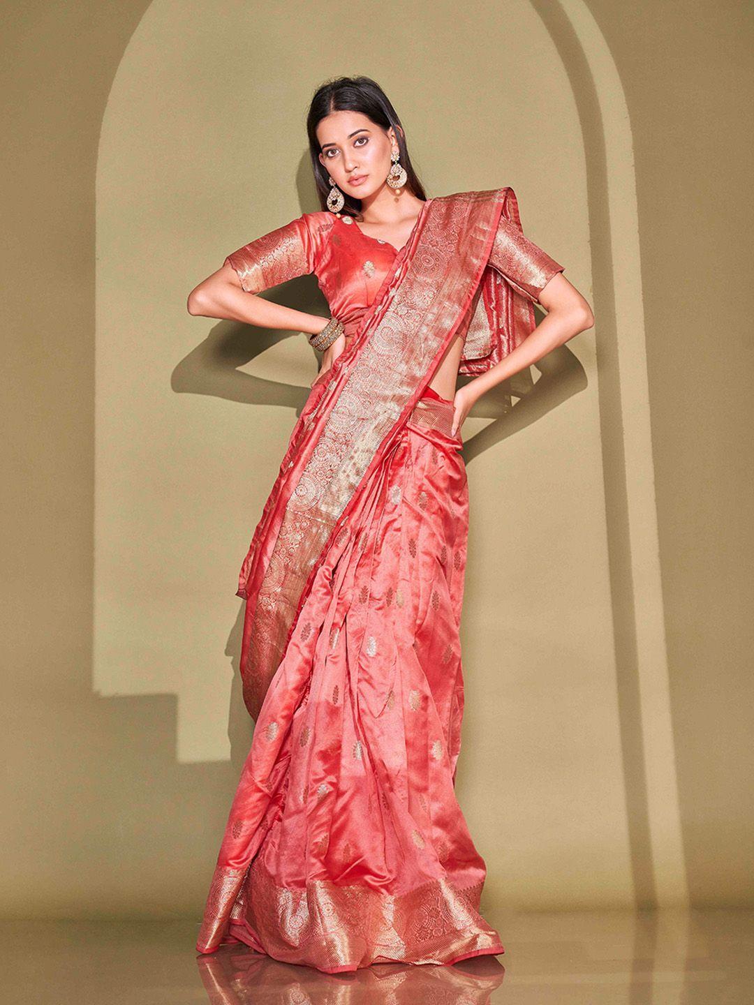 tikhi-imli-floral-woven-design-zari-organza-ready-to-wear-saree