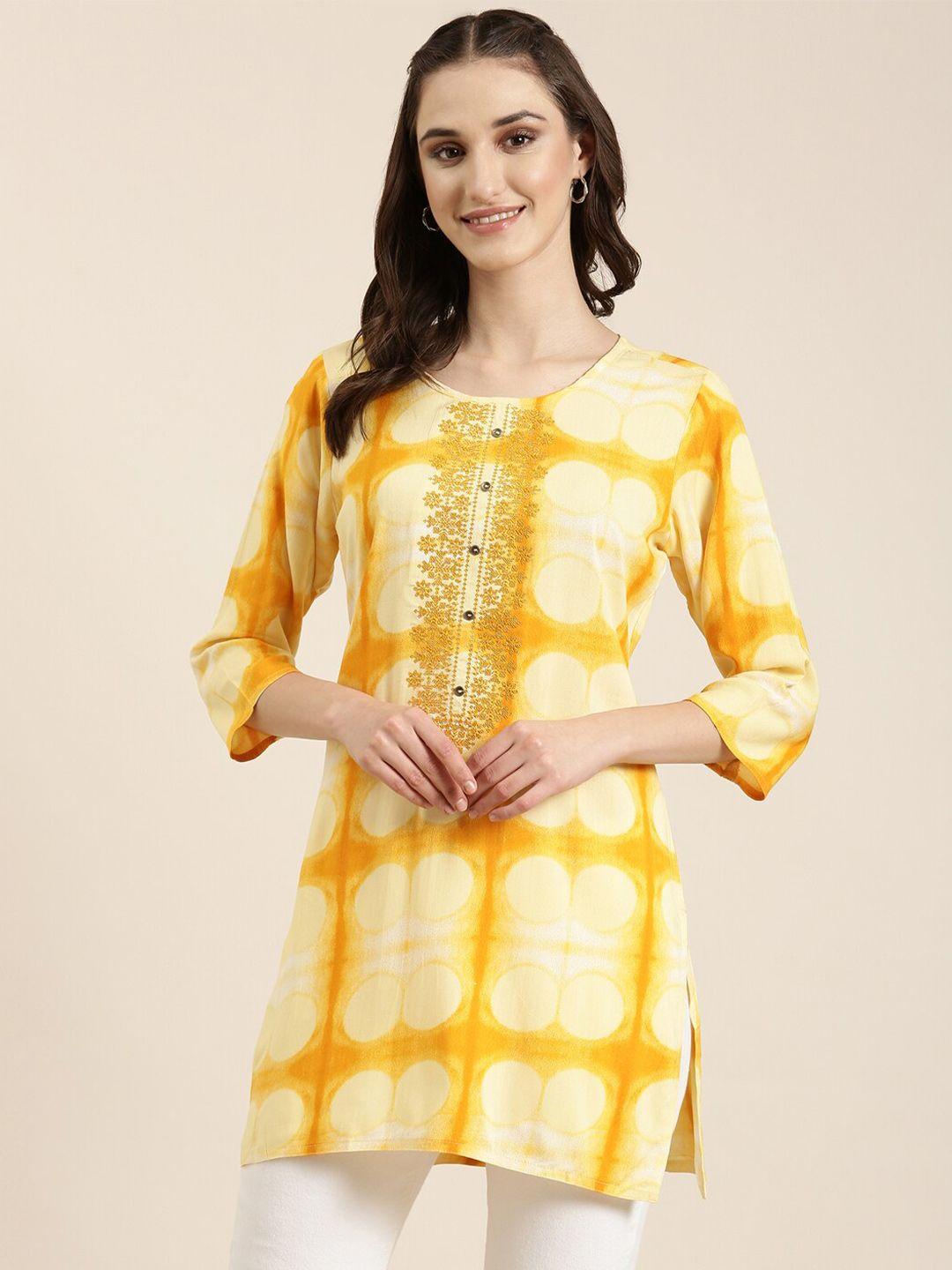 showoff-abstract-printed-sequinned-kurti