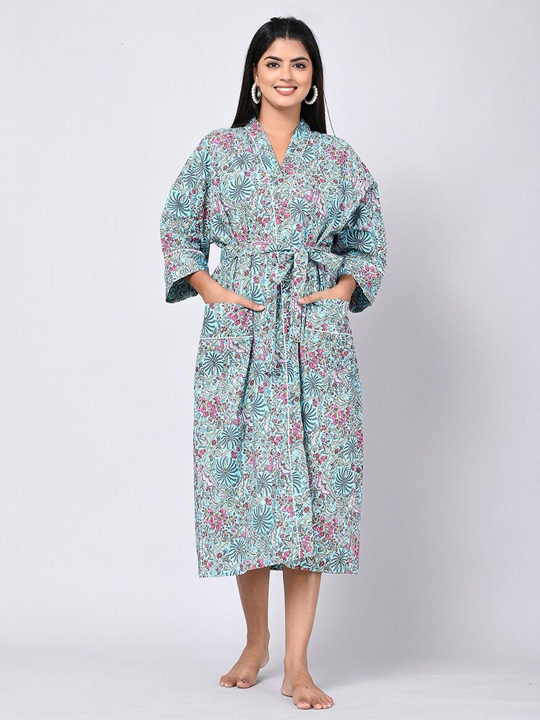 shoolin-floral-printed-pure-cotton-wrap-nightdress