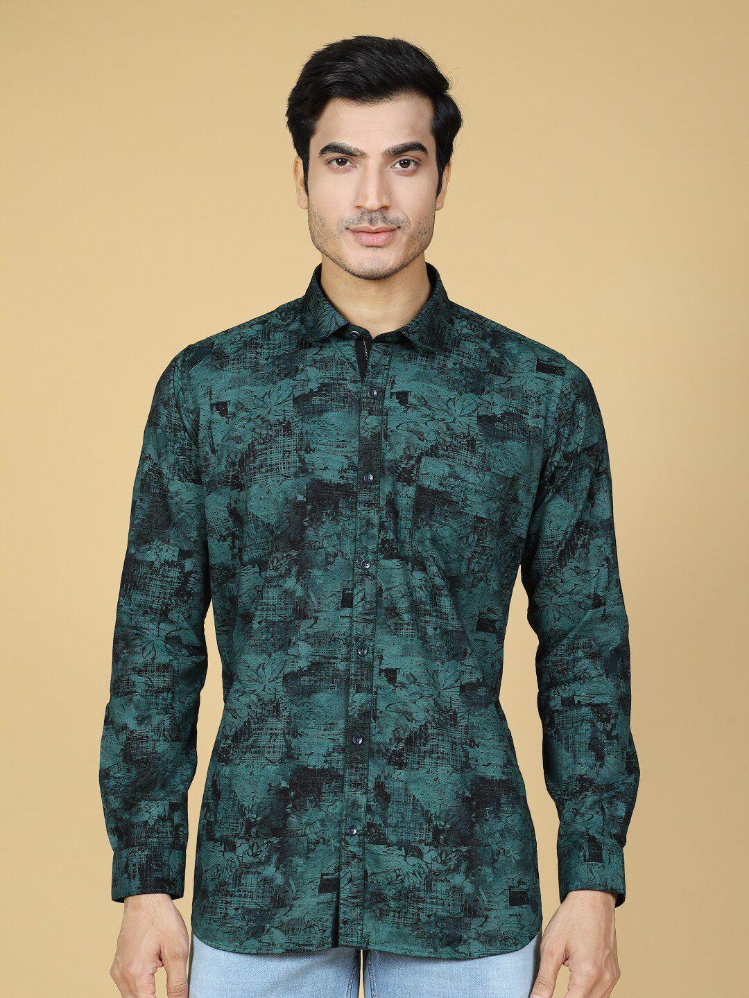 vriksh-floral-printed-cotton-casual-shirt