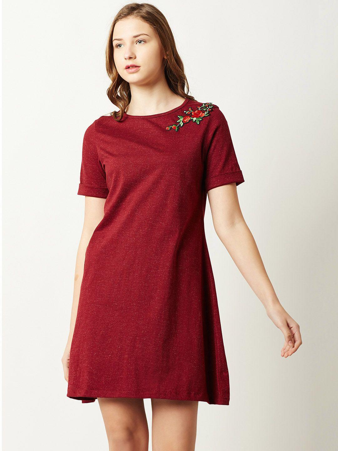 miss-chase-women-maroon-solid-a-line-dress