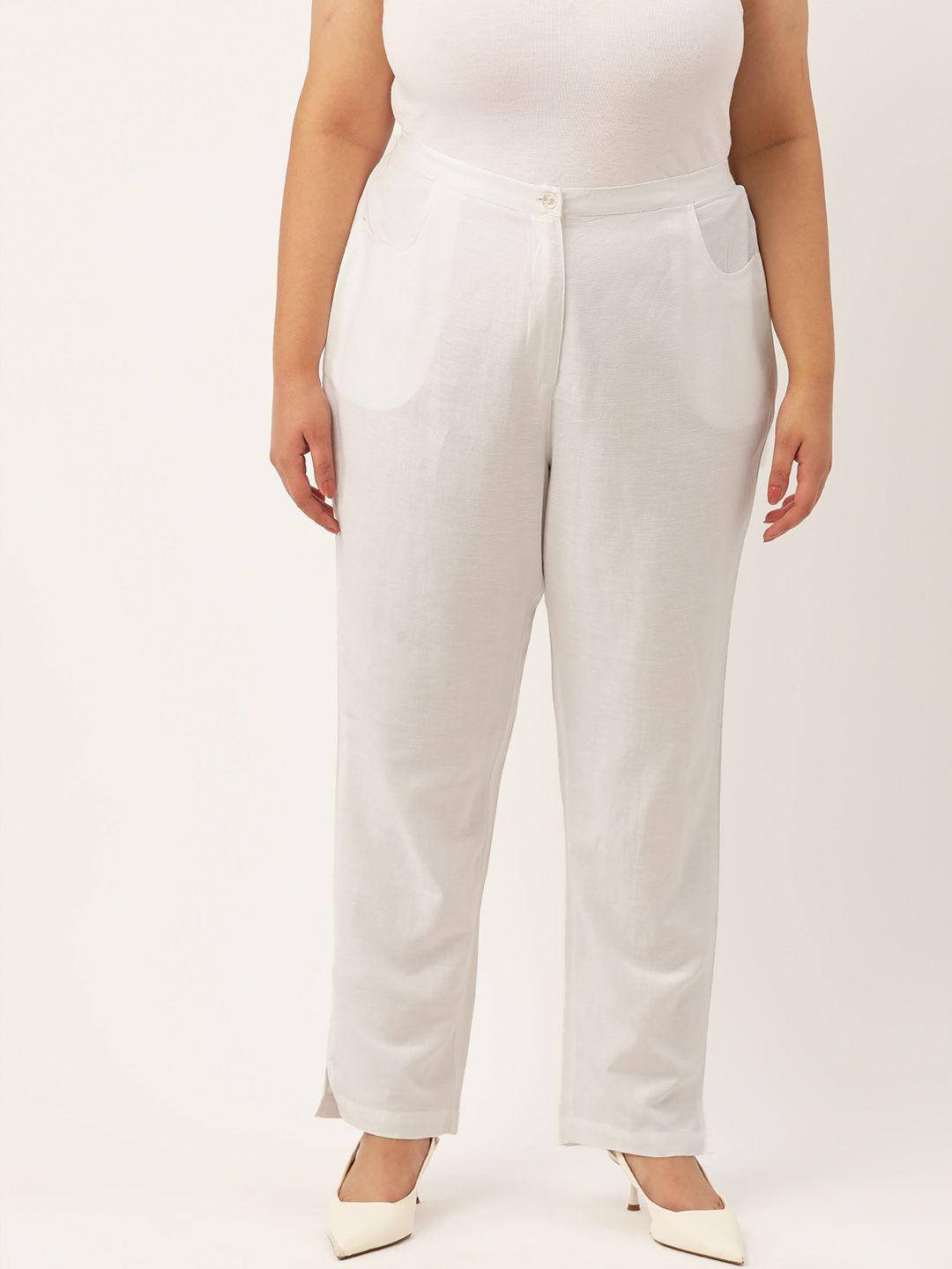 therebelinme-plus-size-smart-tapered-fit-high-rise-pure-linen-trousers