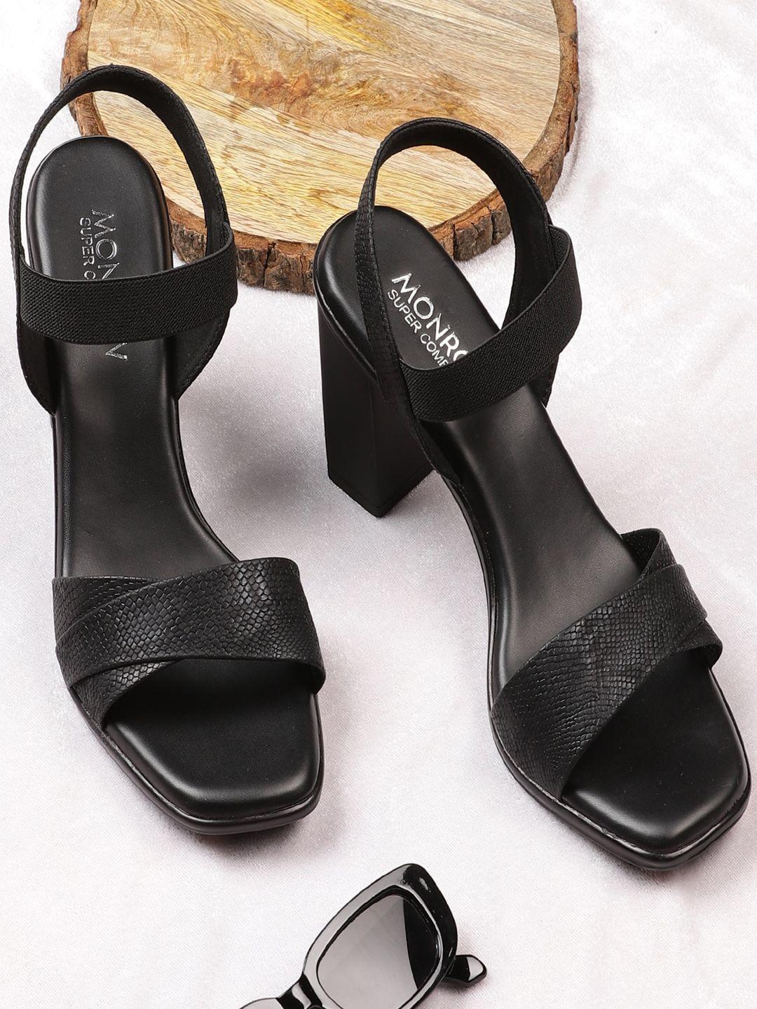 monrow-textured-open-toe-block-heels