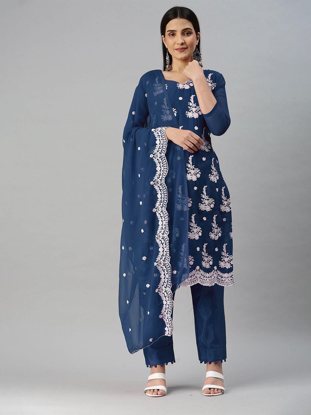 manvaa-floral-embroidered-unstitched-dress-material