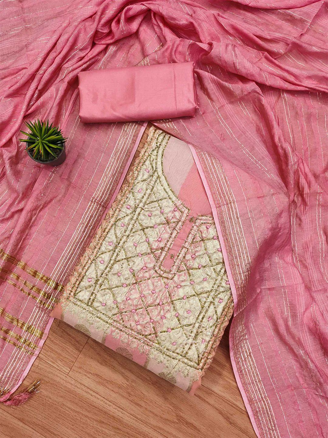 kalini-geometric-woven-design-unstitched-dress-material