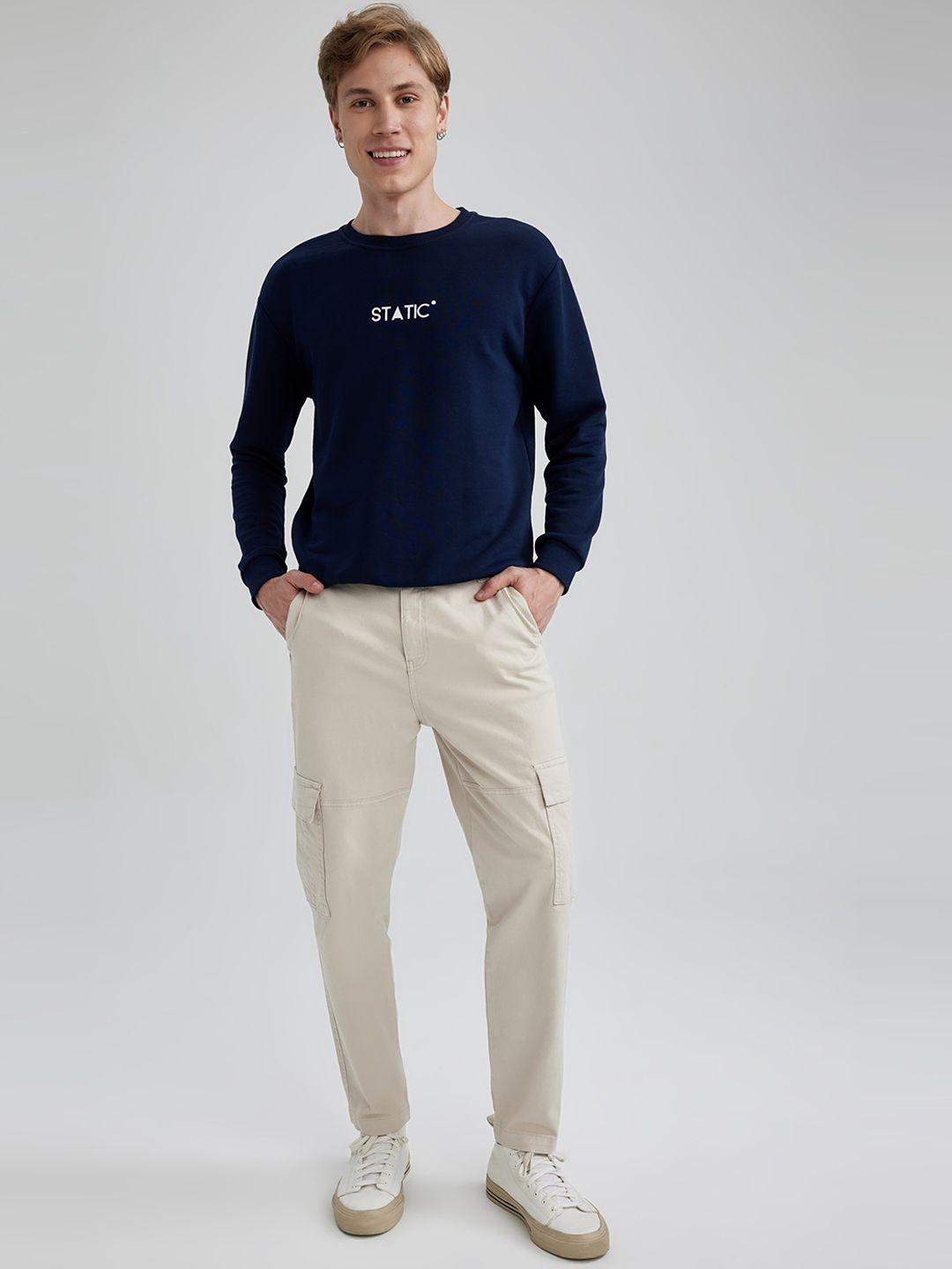 defacto-men-mid-rise-cargo-trousers