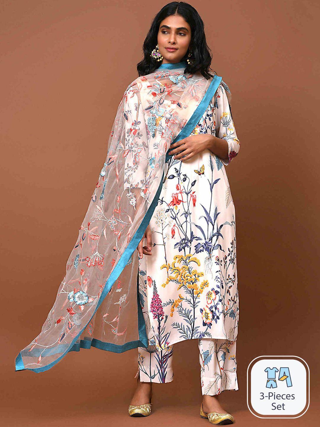 nuhh-floral-embroidered-thread-work-detail-kurta-&-trousers-with-dupatta