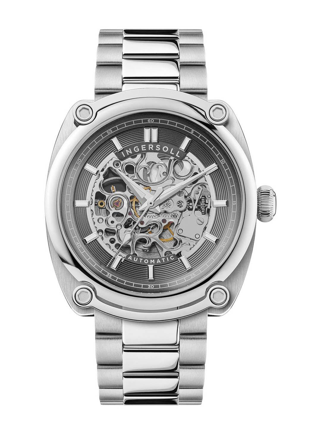 ingersoll-men-skeleton-dial-&-stainless-steel-analogue-automatic-watch-i13304