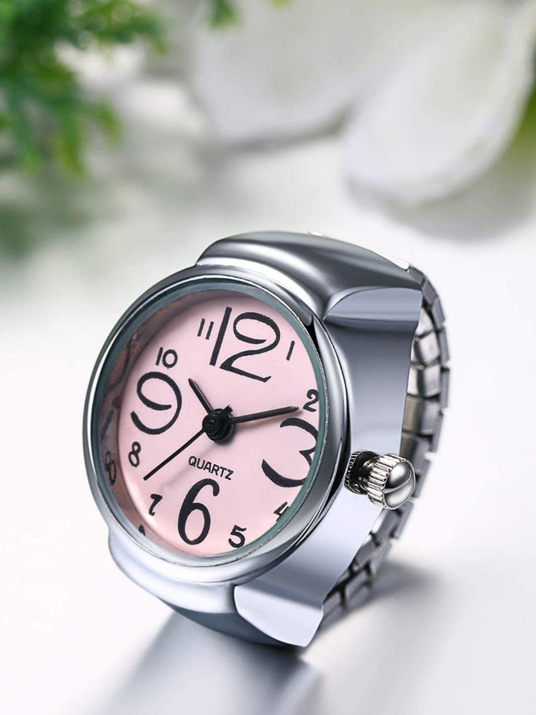 dressberry-silver-plated-adjustable-watch-ring