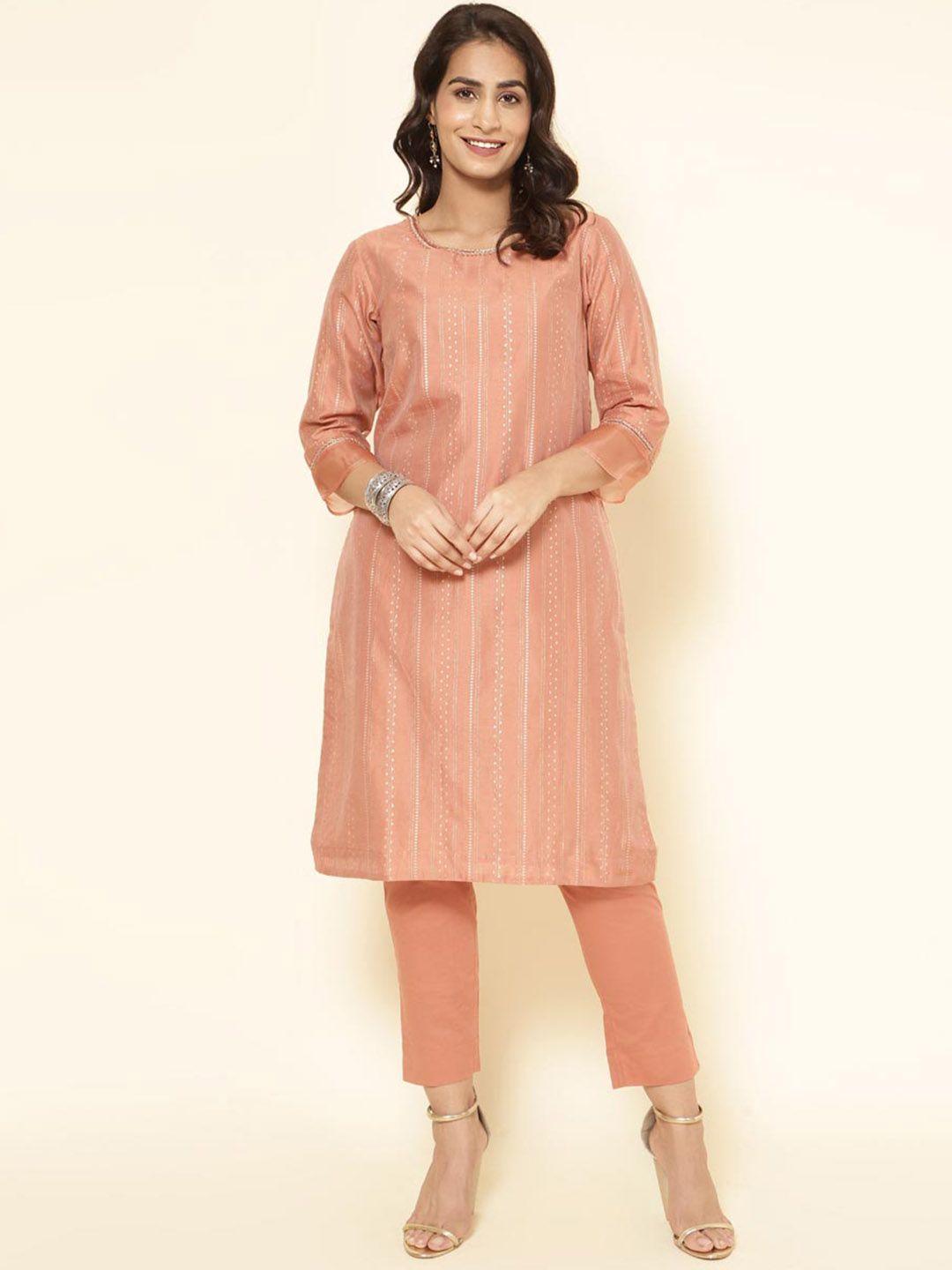 fabindia-striped-gotta-patti-straight-kurta-with-pyjamas