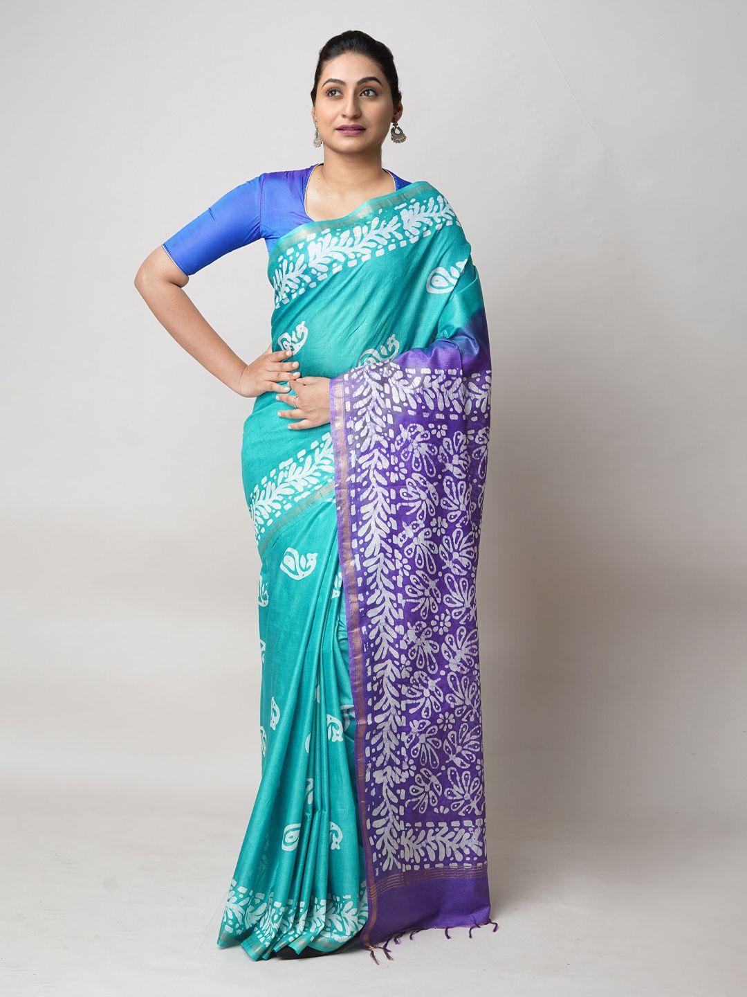 unnati-silks-batik-printed-zari-silk-cotton-chanderi-saree