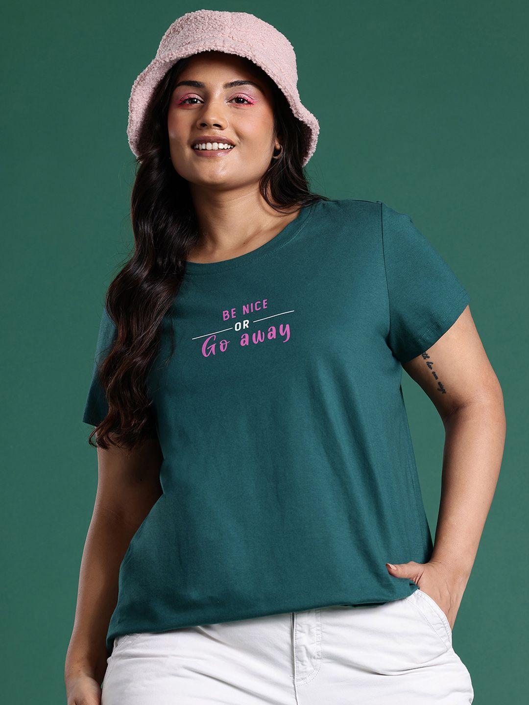 dressberry-women-plus-size-typography-printed-pure-cotton-t-shirt