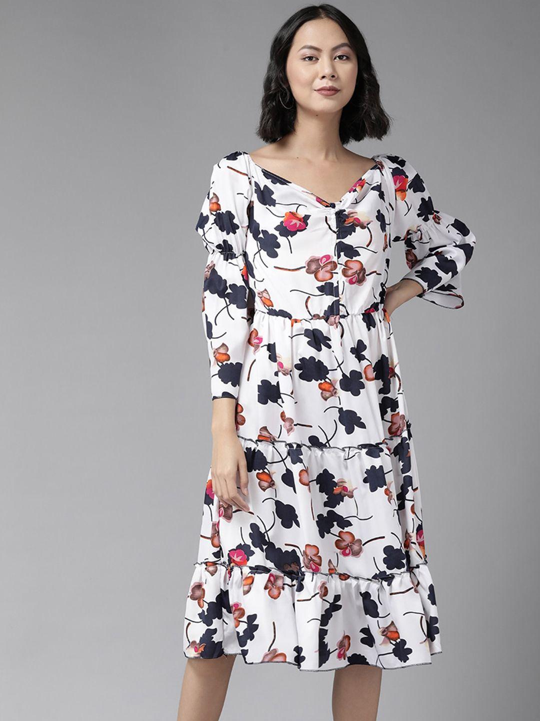 aarika-floral-printed-v-neck-bell-sleeve-empire-dress