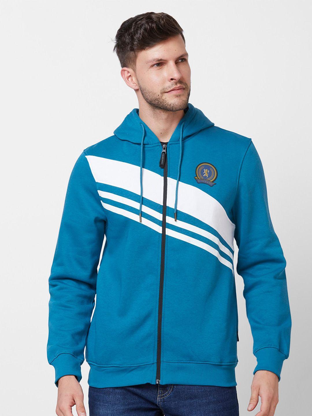 giordano-striped-hooded-sweatshirt