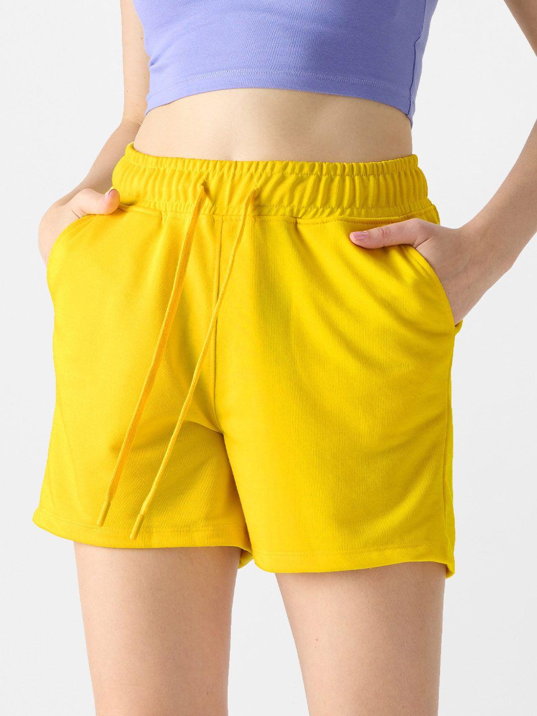 the-souled-store-women-mid-rise-pure-cotton-regular-shorts