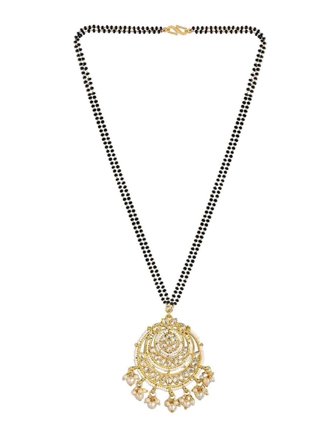 i-jewels-gold-plated-kundan-studded-&-beaded-mangalsutra