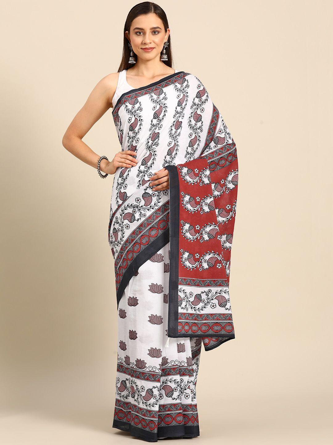 buta-buti-floral-printed-pure-cotton-saree