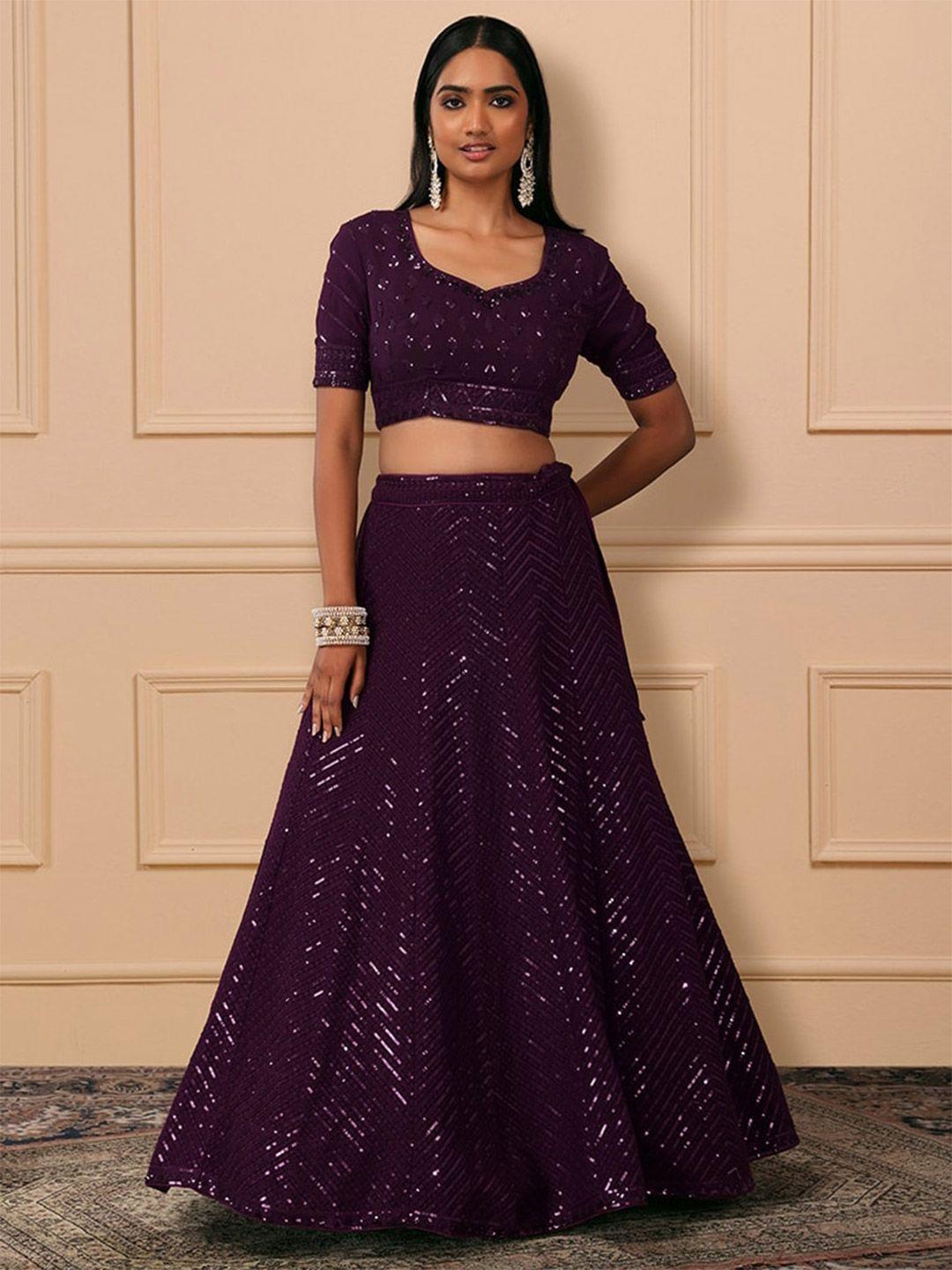 fabpixel-embroidered-sequinned-semi-stitched-georgette-lehenga-choli-with-dupatta