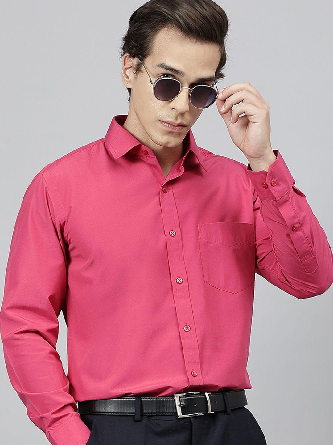 english-navy-standard-slim-fit-cotton-formal-shirt