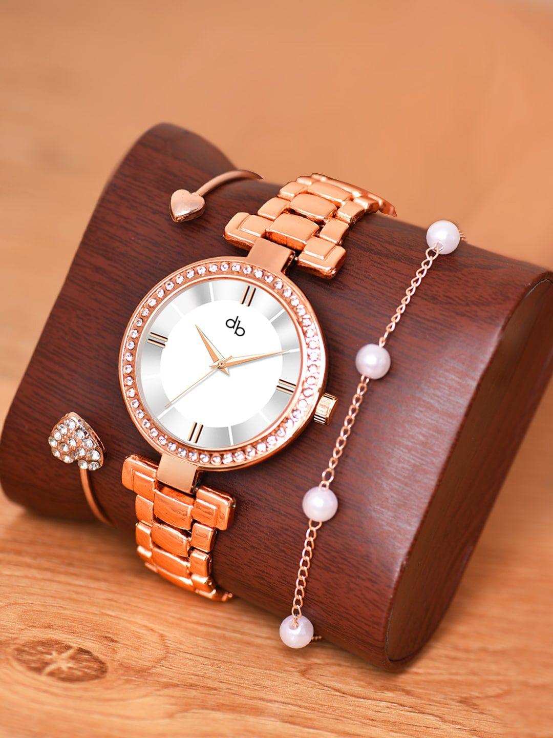 dressberry-women-rose-gold-toned-analogue-watch-gift-set-dbwj-set-23