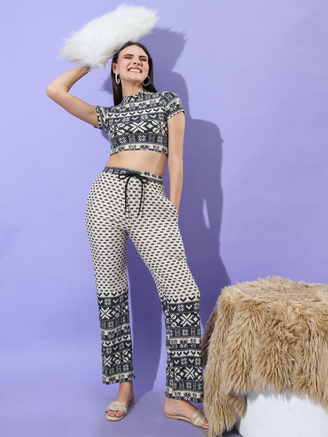 stylecast-x-hersheinbox-printed-crop-top-with-printed-pyjama