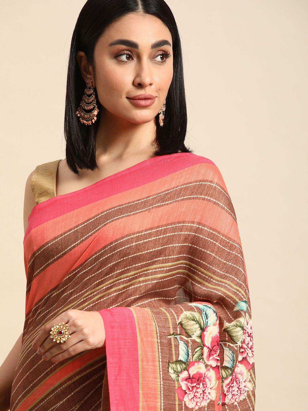 here&now-striped-pure-cotton-saree