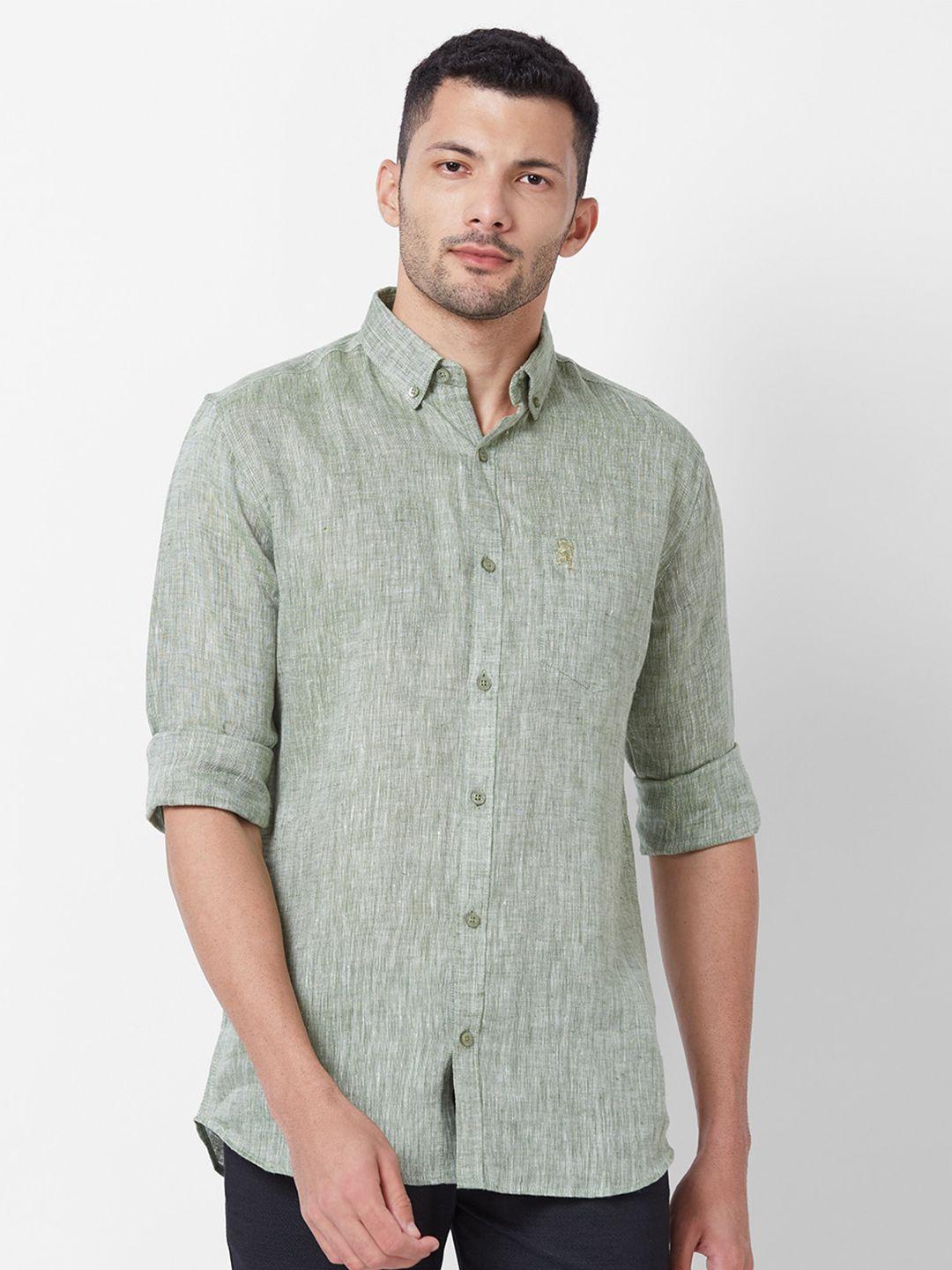 giordano-slim-fit-abstract-printed-button-down-collar-pure-cotton-casual-shirt