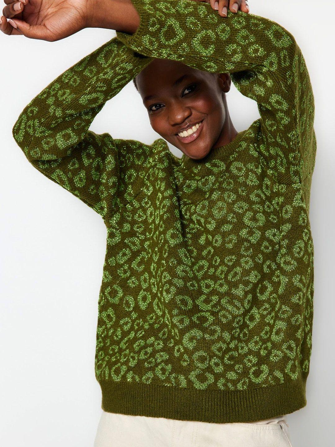 trendyol-animal-printed-pullover-sweater
