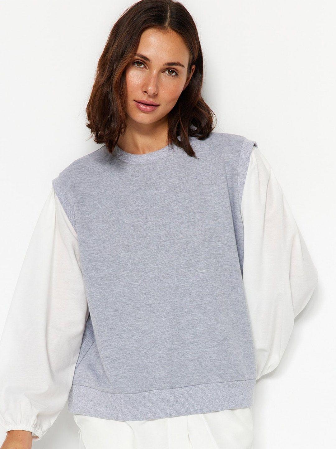 trendyol-round-neck-sleeveless-sweater-vest